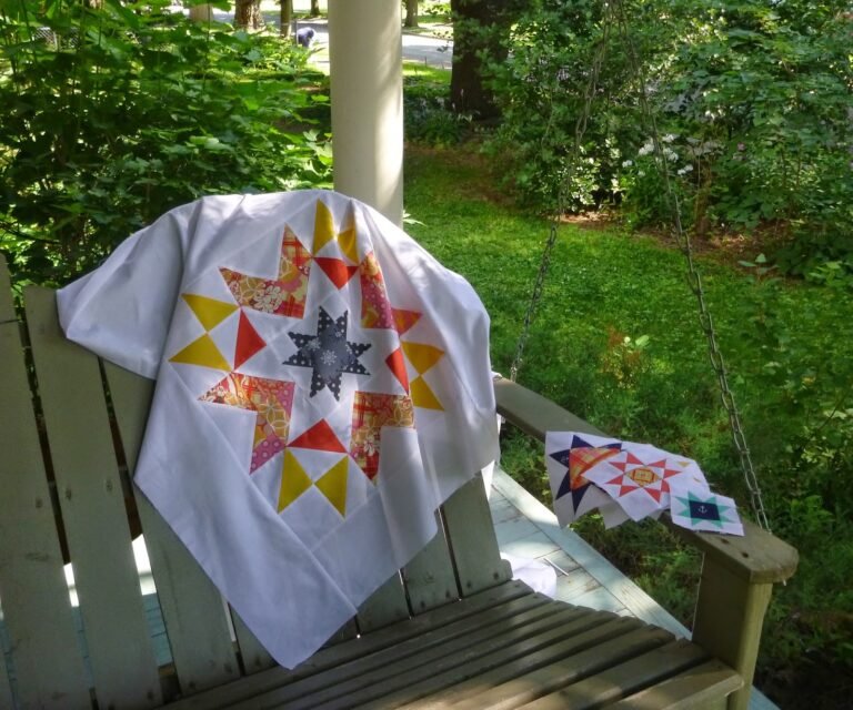 Stitching Joy: The Megan’s Star Quilt Journey